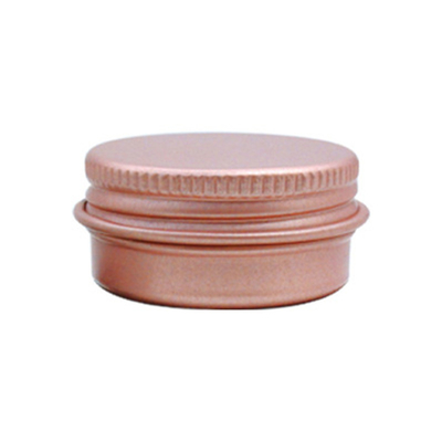 10ml Hot Sale 3518 Mini Round Screw Aluminum Cosmetic Can Cosmetic Sample Jar Candle Travel Aluminum Tin Box