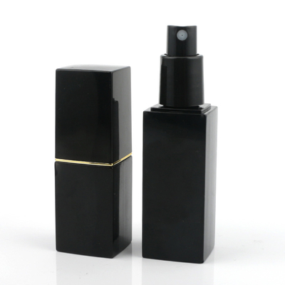 30ml 60ml Plastic Cosmetic Square Pet Mist Spray Bottle For Cosmetics