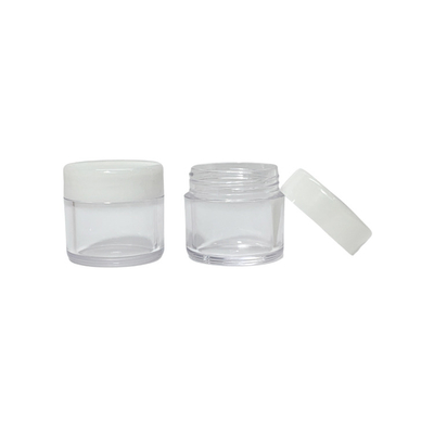 Pet 20g Plastic Cosmetic Cream Jar Container Transparent Plastic Cosmetic Packaging Jars With Lids