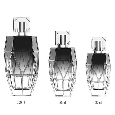 2021 New Design Cosmetic Woman30ml 50ml 100ml Luxury Spray Glass Perfume Bottle 50ml Wholesale Free Sample